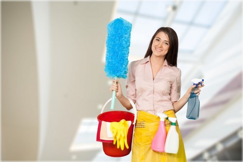 Commercial carpet cleaning in a Muswell Hill business reception area